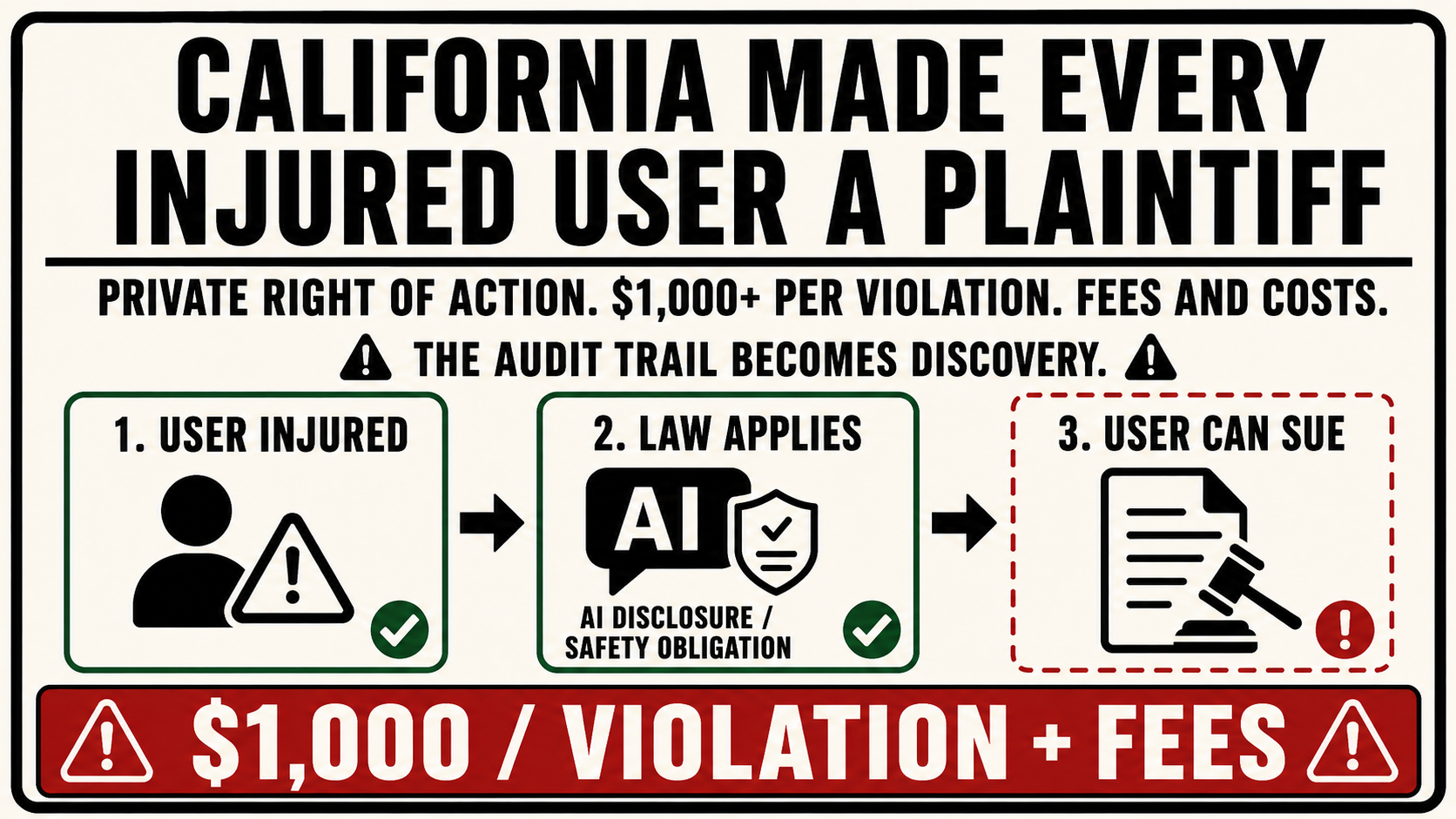 California Made Every Injured User a Plaintiff - SB 243 effective January 1, 2026