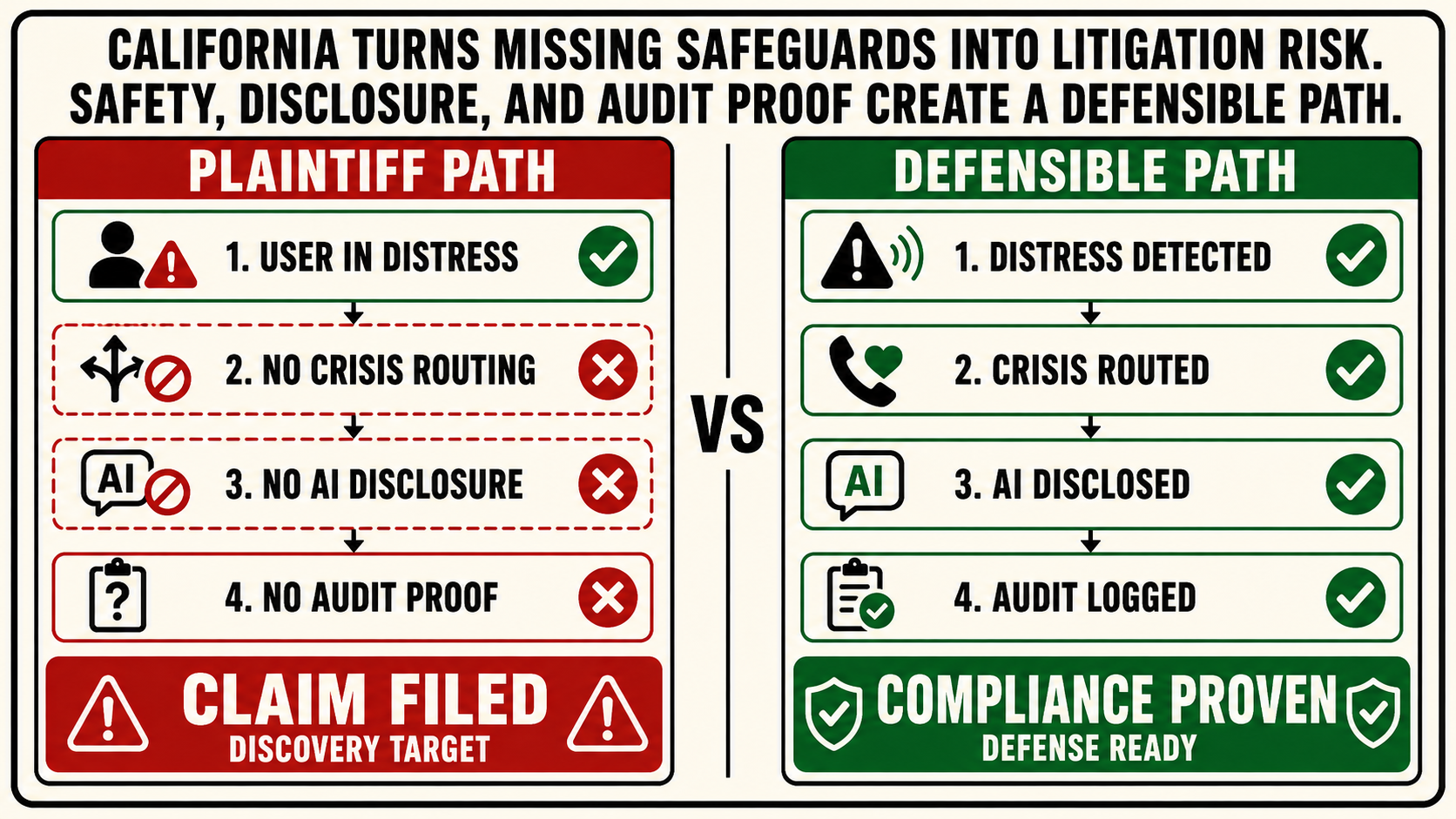 California SB 243 - the audit trail becomes a plaintiff's discovery target